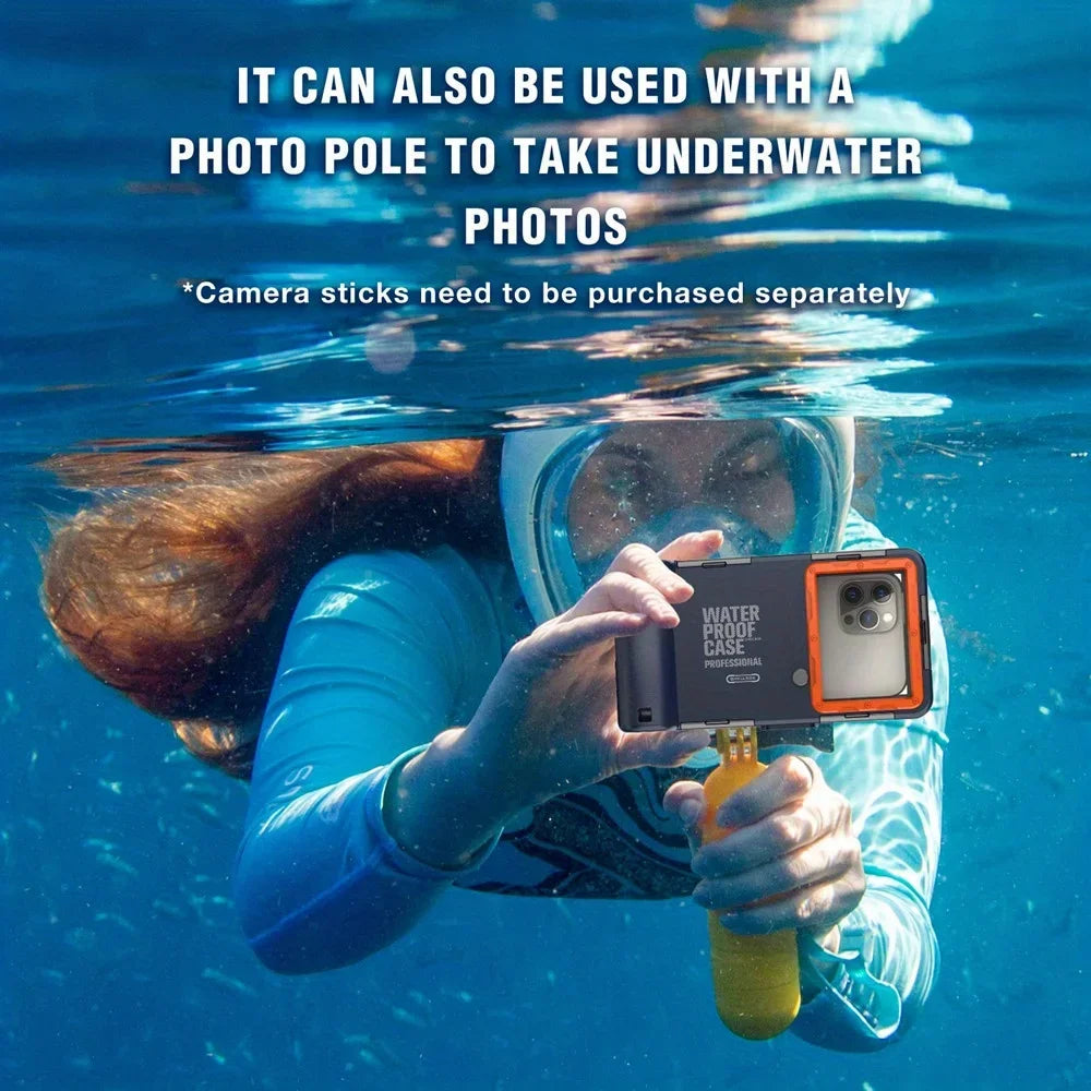 Waterproof Phone Case with Lanyard for Swimming