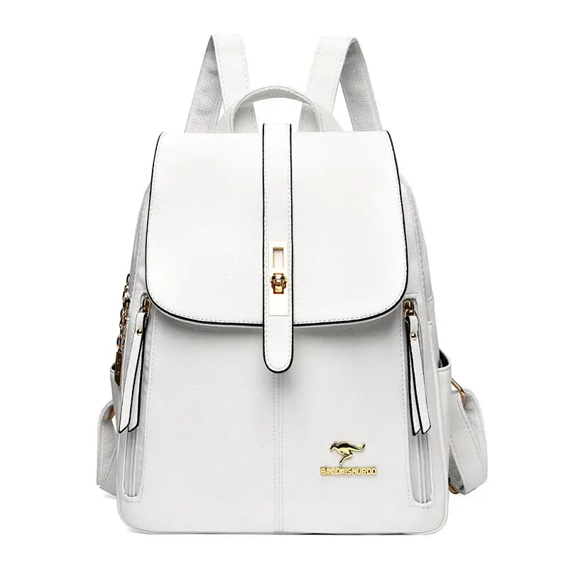 Luxury Vintage Leather Backpack