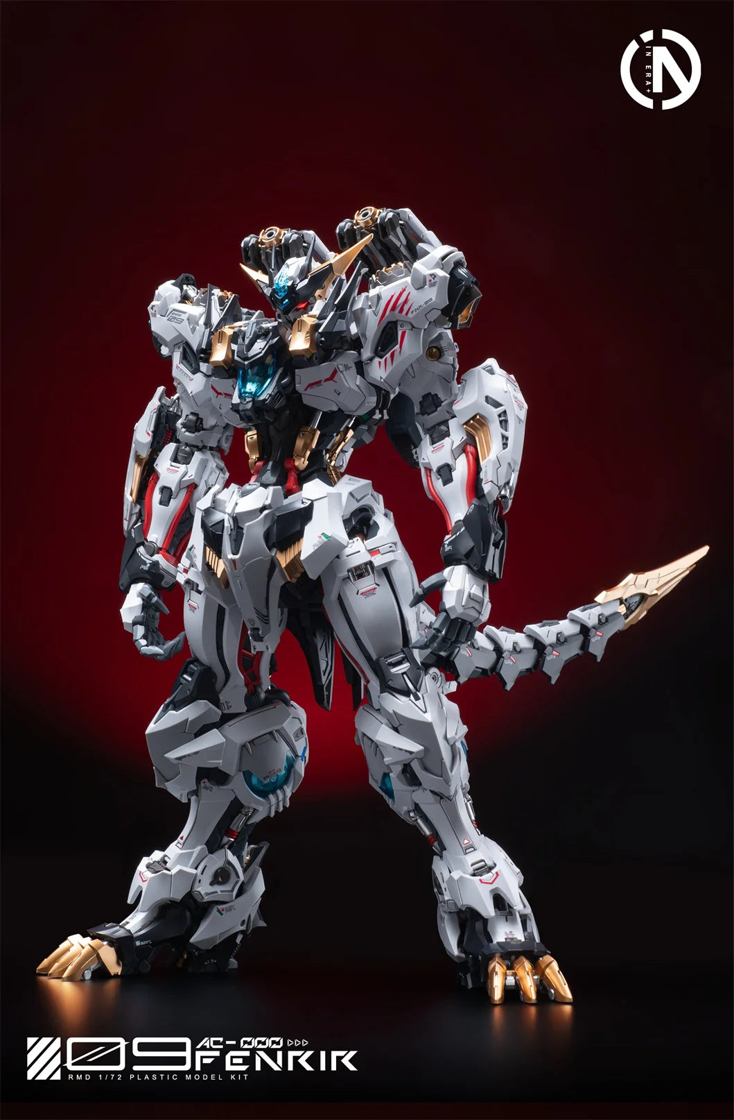 New In Stock IN ERA+ FNR-09 FENRIR Assembling Model Mecha Toys  Infinite Dimension RMD 1/72 PLASTIC MODEL KIT Wolf king