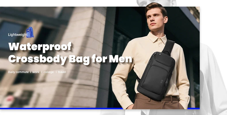 Heroic Knight Business Backpack for Men Waterproof Travel 17.3" Laptop Backpack  High Capacity Multifunctional Pack USB Charging
