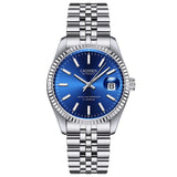 CADISEN Men Mechanical Watch Top Brand Luxury Automatic Watch Business Stainless Steel Waterproof Watch Men Relogio Masculino