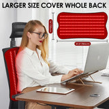 210 LEDs Red Infrared Light Therapy Pad Beauty Devices For Face,Body Back Knee Hands Feet Relief Portable 660nm 850nm Heat Pad
