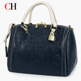 CH Women Handbag Luxury Monogram Embossed Top Handle Bag Shoulder Crossbody Bags For Ladies 2026 Designer High Quality Tote