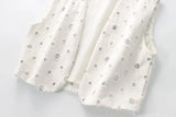 Elegant Sequin Skirt Sets For Women 2 Pieces Shinny Sleeveless Vest Women Suits 2024 Summer Fashion Zipped Skirts Set