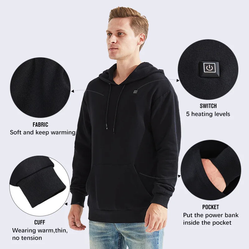 Men’s USB Heated Hoodie