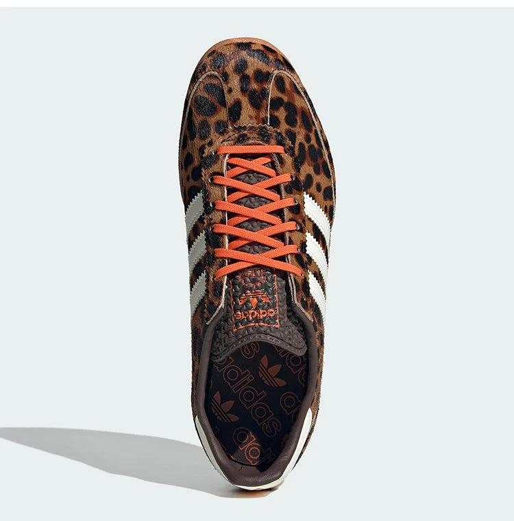 Adidas genuine clover women's leopard print durable and fashionable sports shoes JI0189