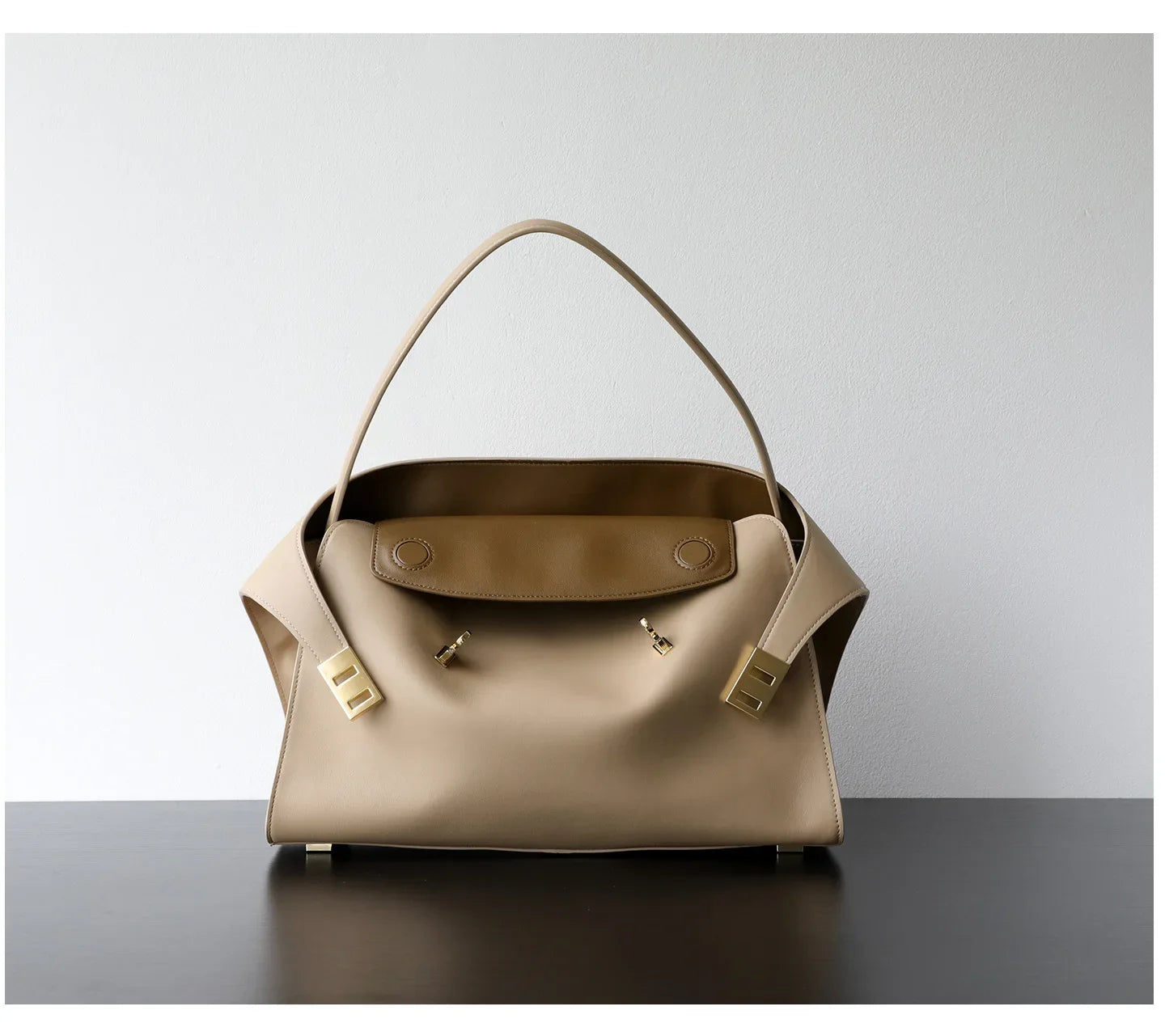 Niche Light Luxury High-end Leather Large-capacity First-layer Cowhide Women's Handbag Tote Bag Commuter Leisure Versatile