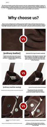 New suede velvet underarm tote bag for autumn and winter Simple large capacity first layer frosted cowhide handbag shoulder bag