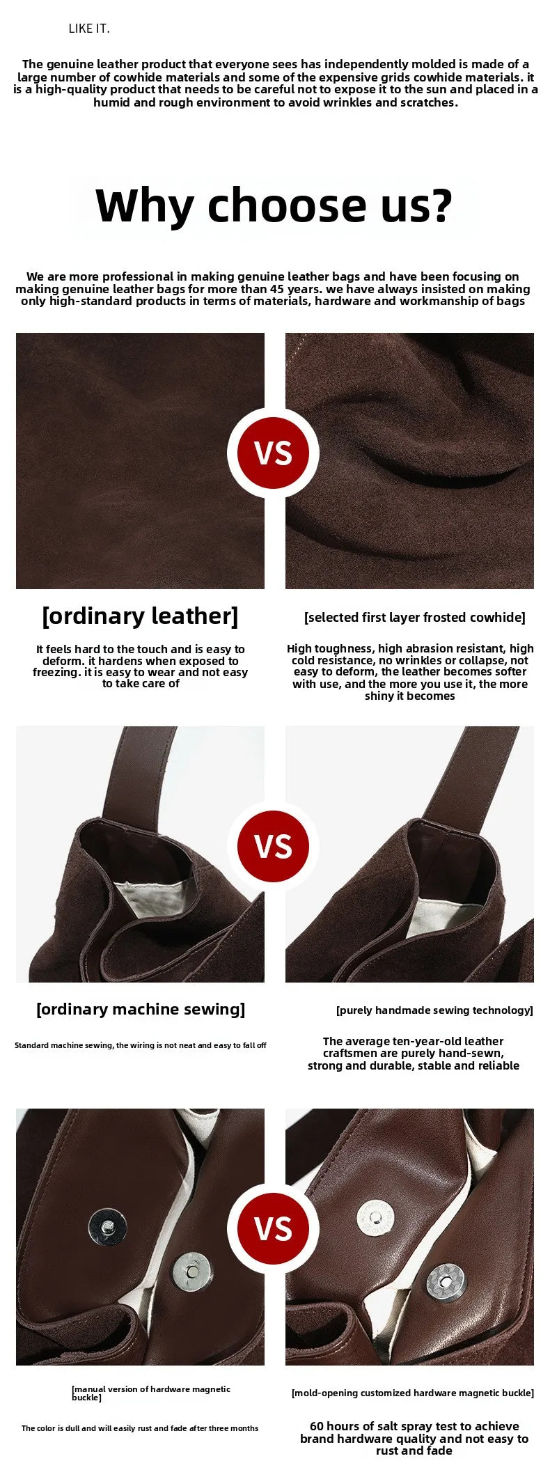 New suede velvet underarm tote bag for autumn and winter Simple large capacity first layer frosted cowhide handbag shoulder bag