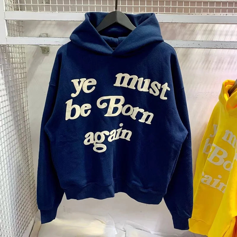 Men’s Oversized Graphic Cotton Fleece Hoodie