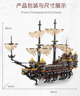 2294Pcs Pirates Ship Imperial Caribbean Building Blocks Set Flagship Model Compatible 71042 Christmas Gifts For Kids Toys