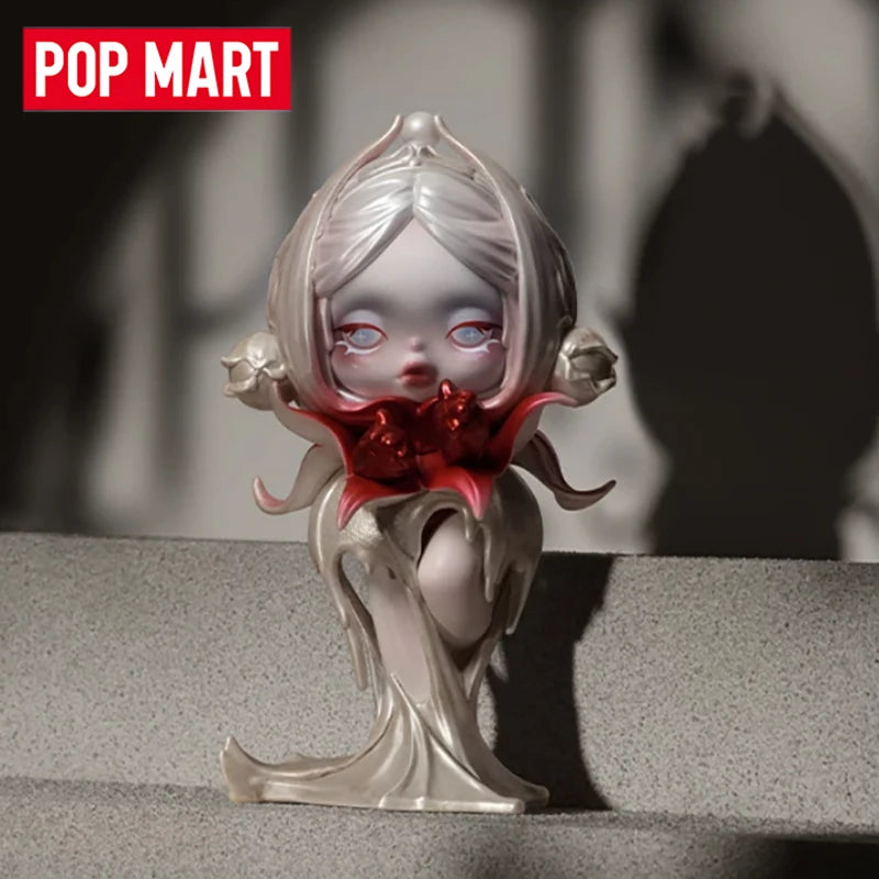 POPMART SKULLPANDA Petals In Four Acts Series Blind Box Guess Bag Desktop Decoration Blind Bag Toys Anime Figure Cute Model