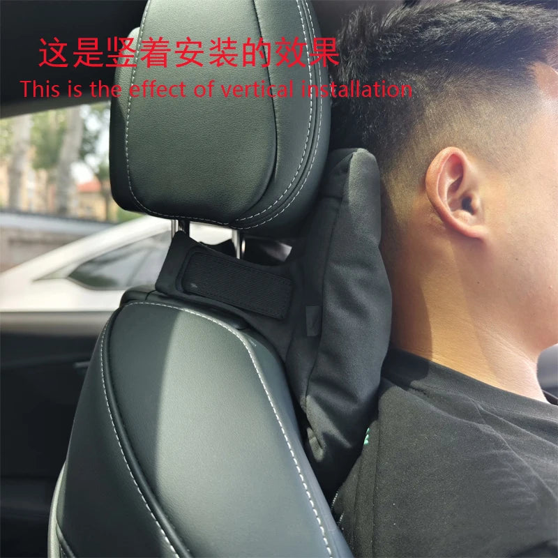 Car Seat Neck Top Quality Support Pillow Soft Headrest With Adjustable Strap from A6 A7 Q7 Q5L for A3 A4 A5 A6 A7 A8 B6 B7