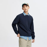 Semir Unisex Sweatshirt Regular Shoulder Crew Neck Soft Cotton Feel Pullover Everyday Casual Style Autumn Top 2026