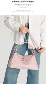 Women's genuine leather handbag fashionable retro designer luxury bag high-quality cowhide large capacity casual shopping bag