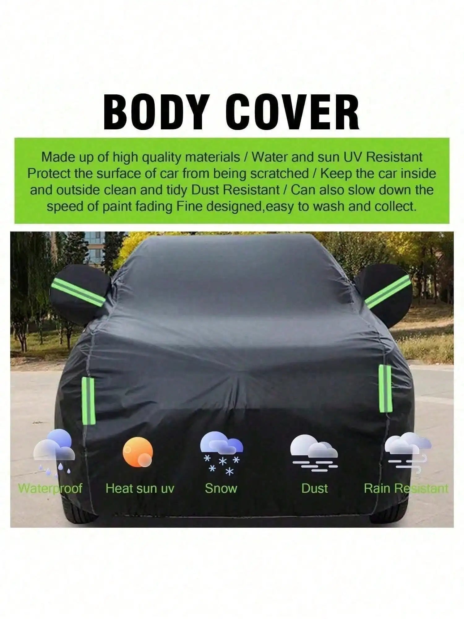 SUV All-Weather Car Cover | UV, Snow & Dust Protection