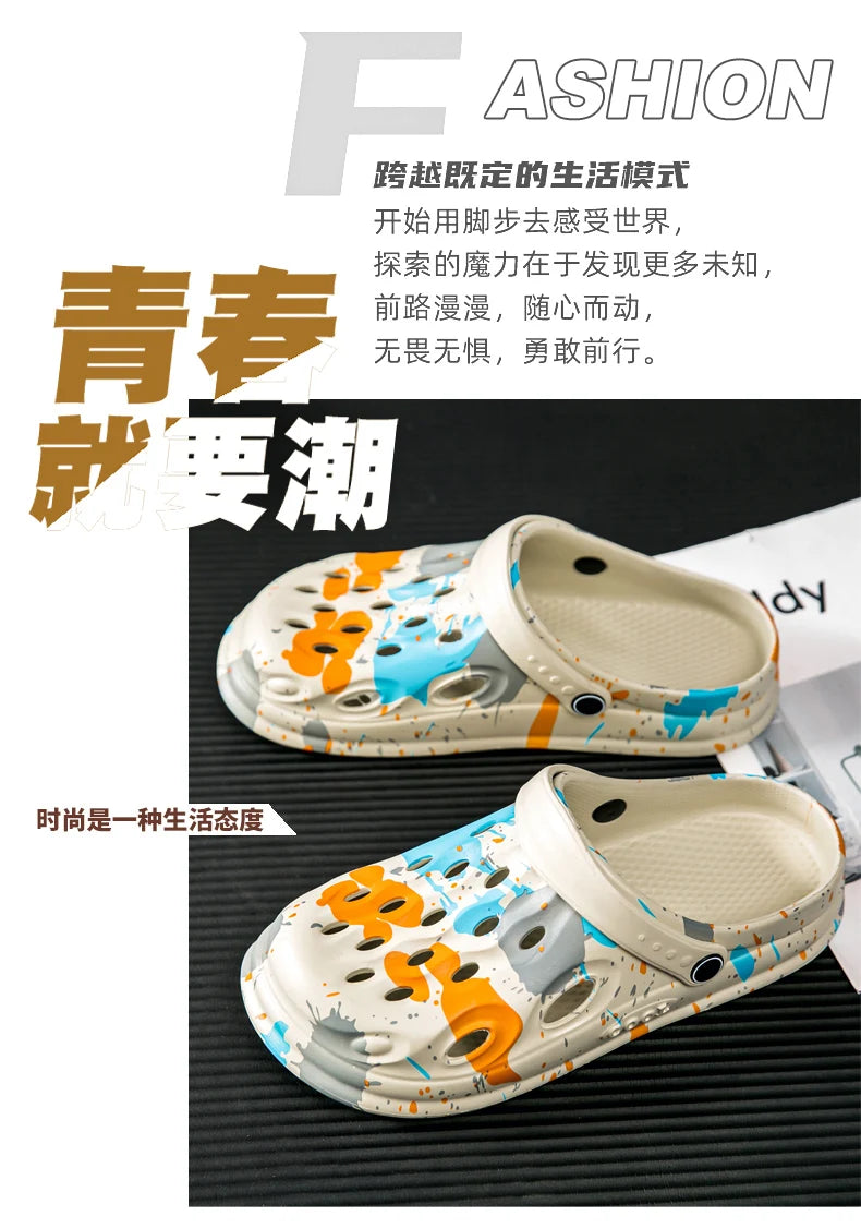 Clog Sandals — Lightweight EVA Beach Slippers for Men