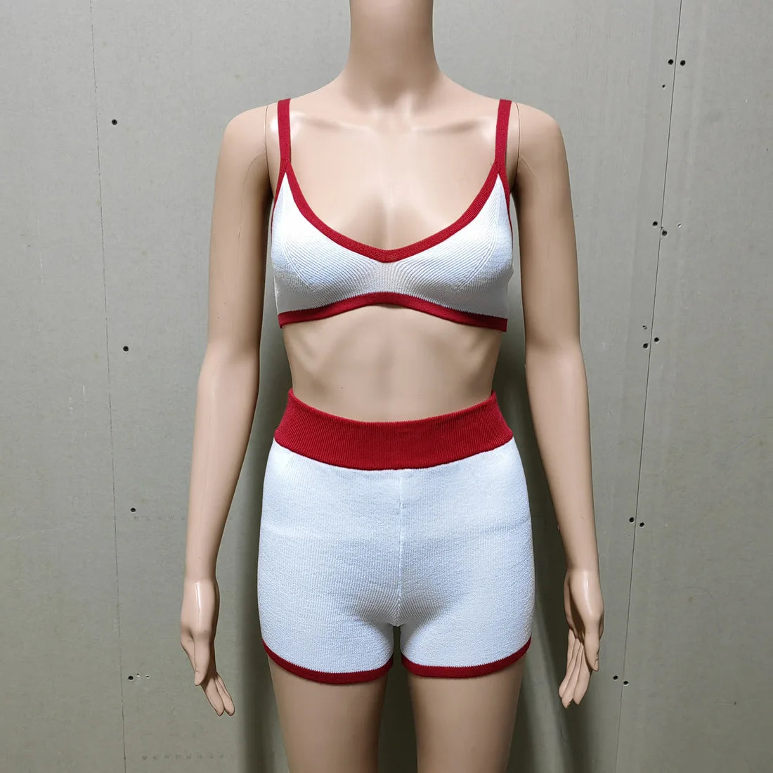 Tuularose Summer Shorts Two-Piece Set Women's Sexy Beach Vacation Sling Top Knitted Shorts Set 2025 Y2k Hot Girls Short Sets