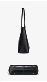 Burminsa Vintage Genuine Leather Tote Bag for Women