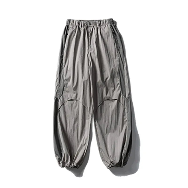 Men's Colorblock Wide-Leg Pants
