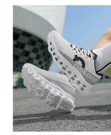 Casual Sneakers Men's Cushion Running Trainers Shock Absorbing Supercritical EVA Sneakers Breathable Fitness Athletic Shoes