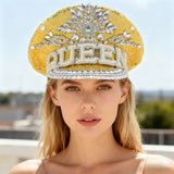 Rhinestone Captain Hat | Festival & Masquerade Cap