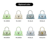 Bafelli Genuine Leather Doctor Bag – Animal Print Handbag