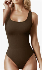 Ribbed Sculpting Seamless Jumpsuit | Firm Compression Shapewear