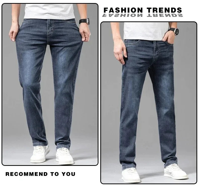 Men's Straight-Leg Stretch Jeans