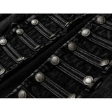 Split-Button Cropped Denim Jacket – Streetwear Jean Outerwear
