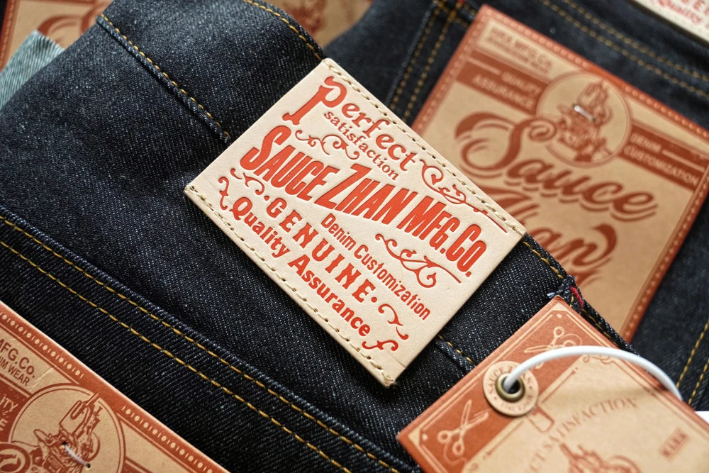 SauceZhan 344XX High-Rise Relaxed Selvedge Denim Jeans