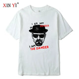 Men's T-shirt 100% Cotton Short Sleeve Breaking Bad Men T-shirt Casual Heisenberg Print Summer Tshirt Cool T-shirt Male Men Tops