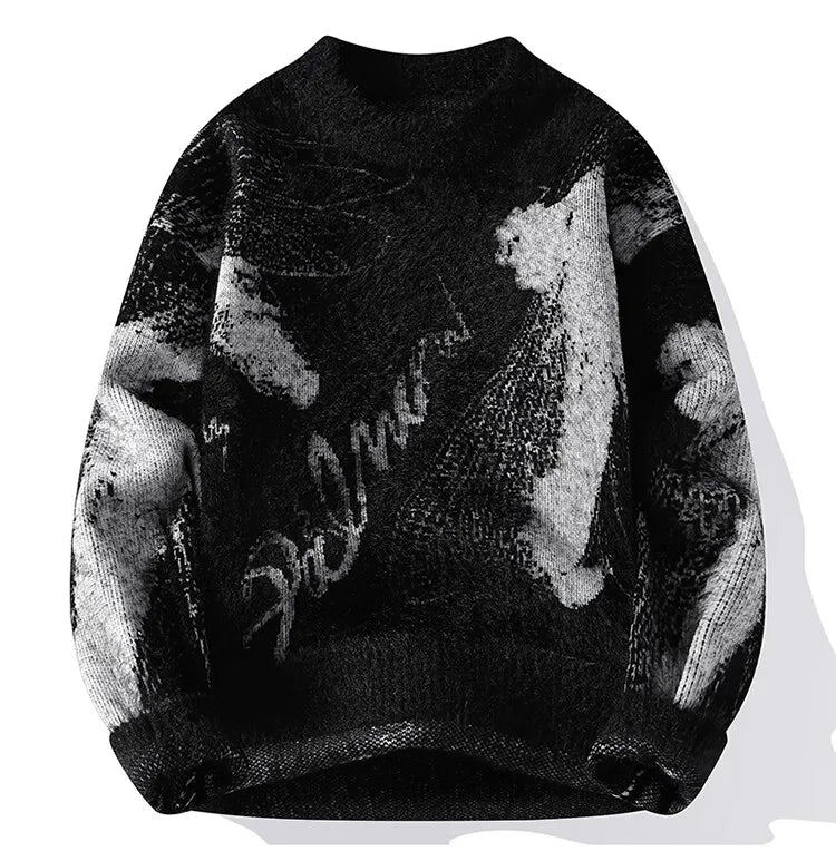 Men's Thick Crew Neck Winter Sweater