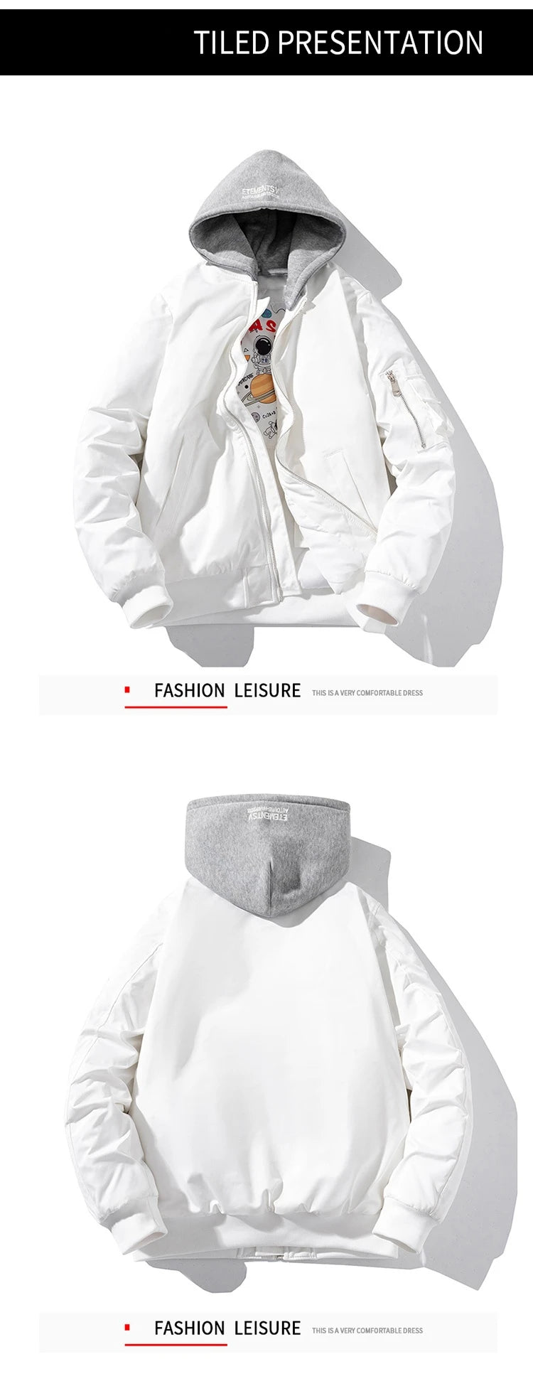 Hooded Bomber Pilot Jacket