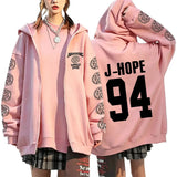 Y2K Graphic Zip-Up Hoodie