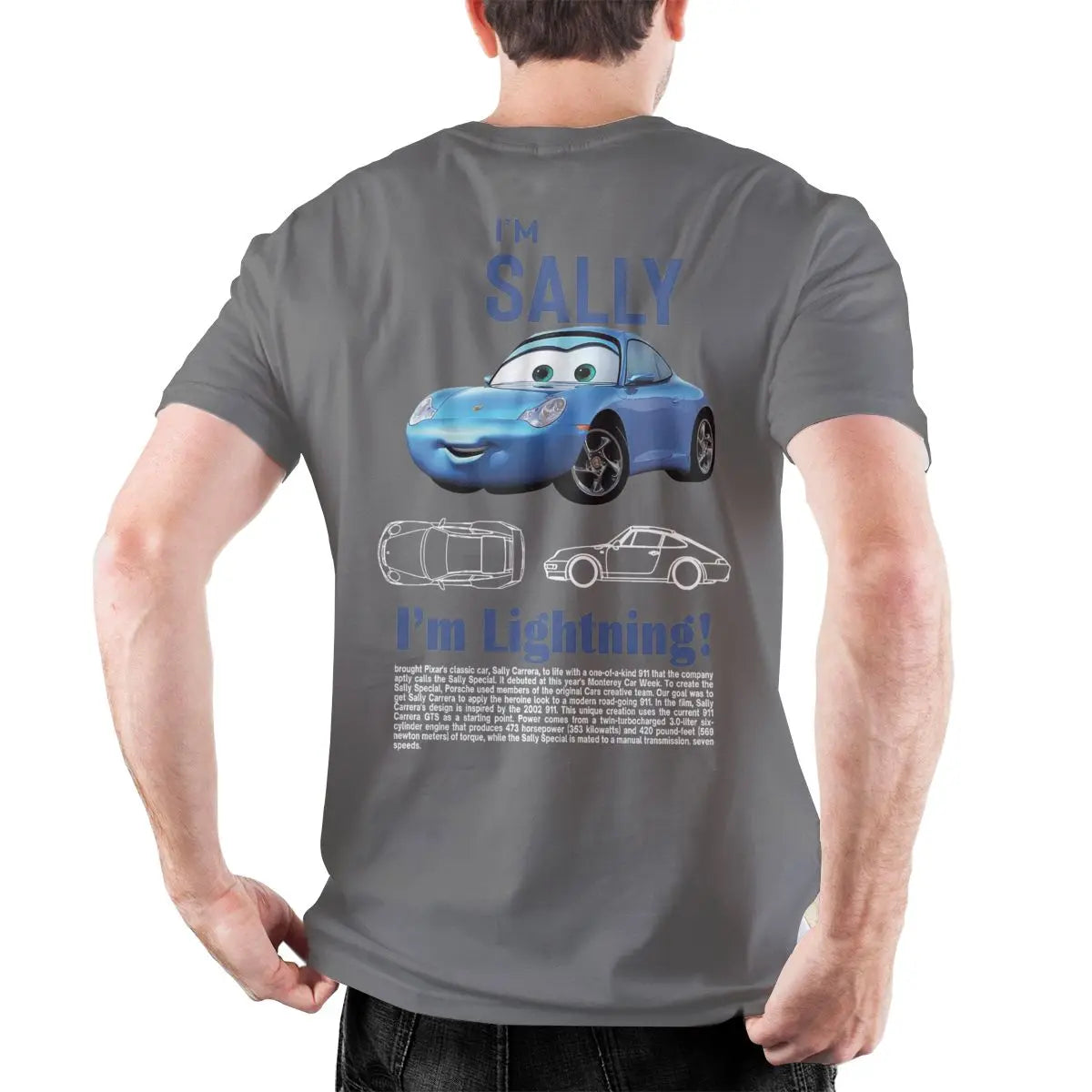 Men Sally I'm Lightning Cars T Shirts Lightning McQueen Graphic Tee