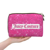 J-Juicy-C-Couture Makeup Bag Zipper Pouch Travel Cosmetic Bags Large Leather Portable Cosmetic Bag for Women