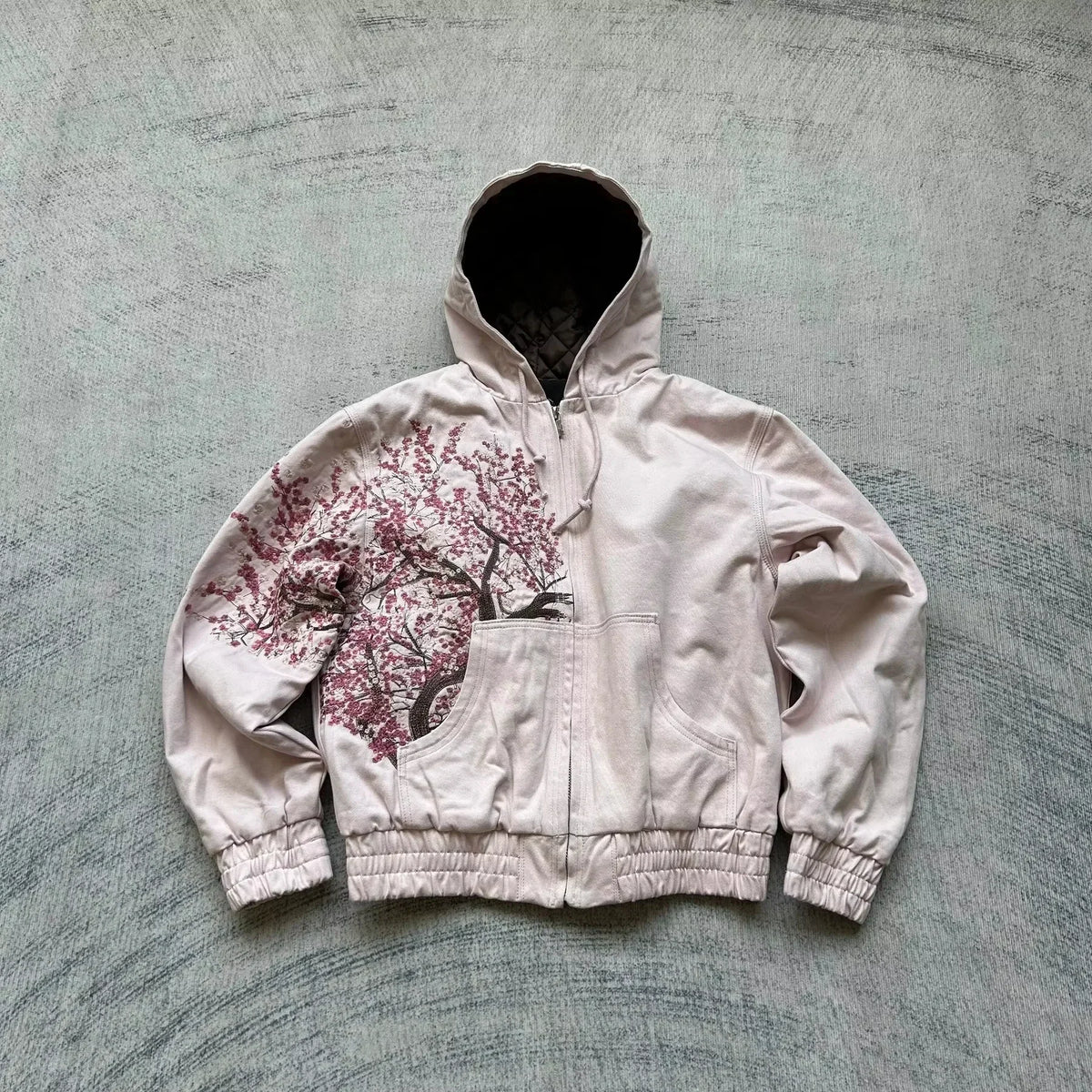 Women’s Y2K Geometric Zip-Up Hoodie
