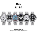 Sugess Panda Chronograph 39mm Automatic Watch