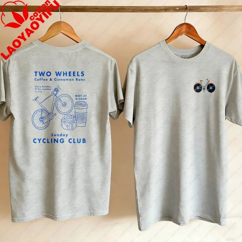 Sunday Cycling Club Cotton Graphic T-Shirt