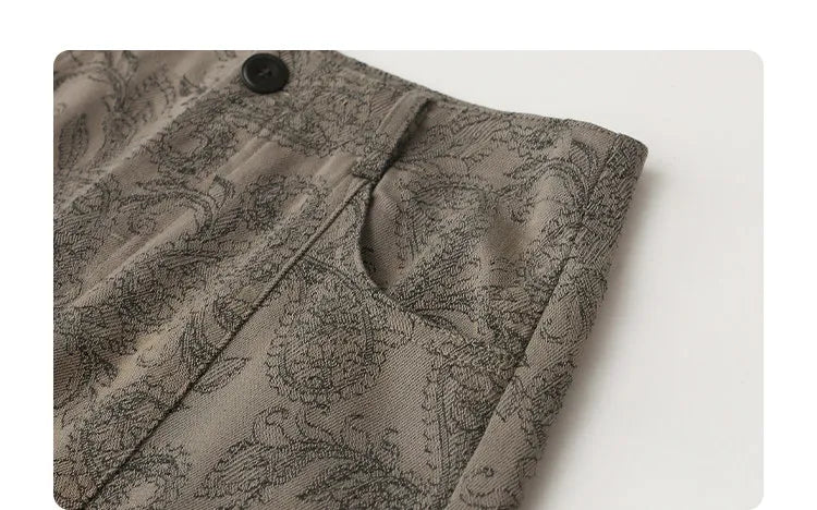 CHIC VEN New Women Jeans Loose Casual High Waist Wide Leg Denim Pants Paisley Female Trousers Spring Autumn 2026