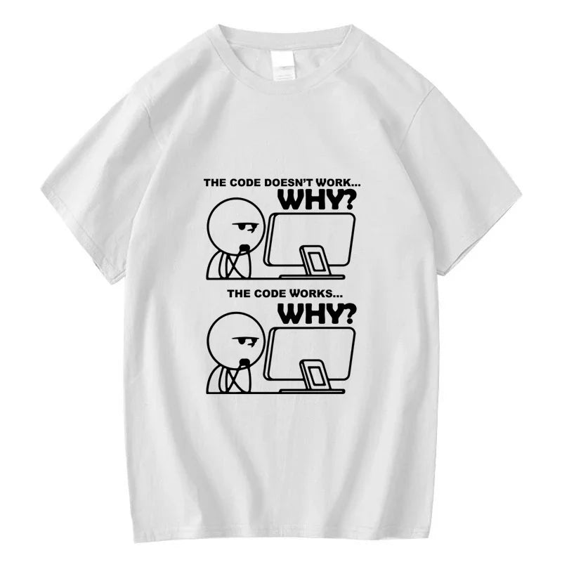Men's Funny Programmer Cotton Blend T-Shirt