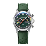 ADDIESDIVE New Men Watch 38mm VK64 Chronograph Fluororubber Luxury Domed Glass BGW9 Luminous 100m Waterproof Quartz Wristwatch