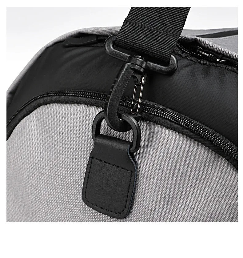 OZUKO Garment bag Multifunction Men Suit Storage Large Capacity Luggage Handbag Male Waterproof Travel Duffel Bag Shoes Pocket