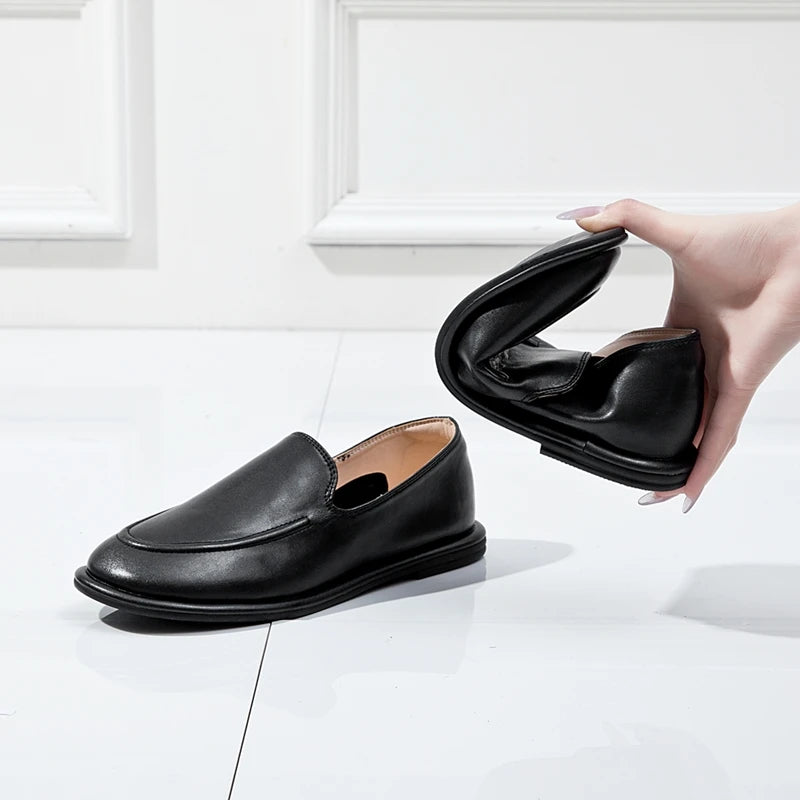 AIYUQI Women's Genuine Leather Ballet Flats