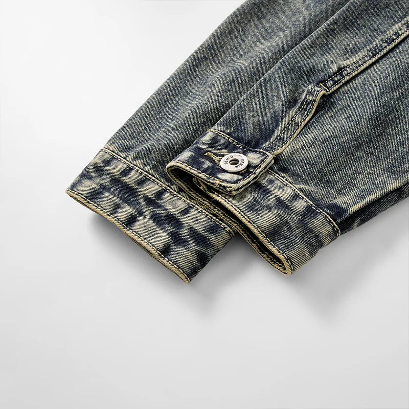 Washed Heavyweight Denim Jacket – Vintage Workwear