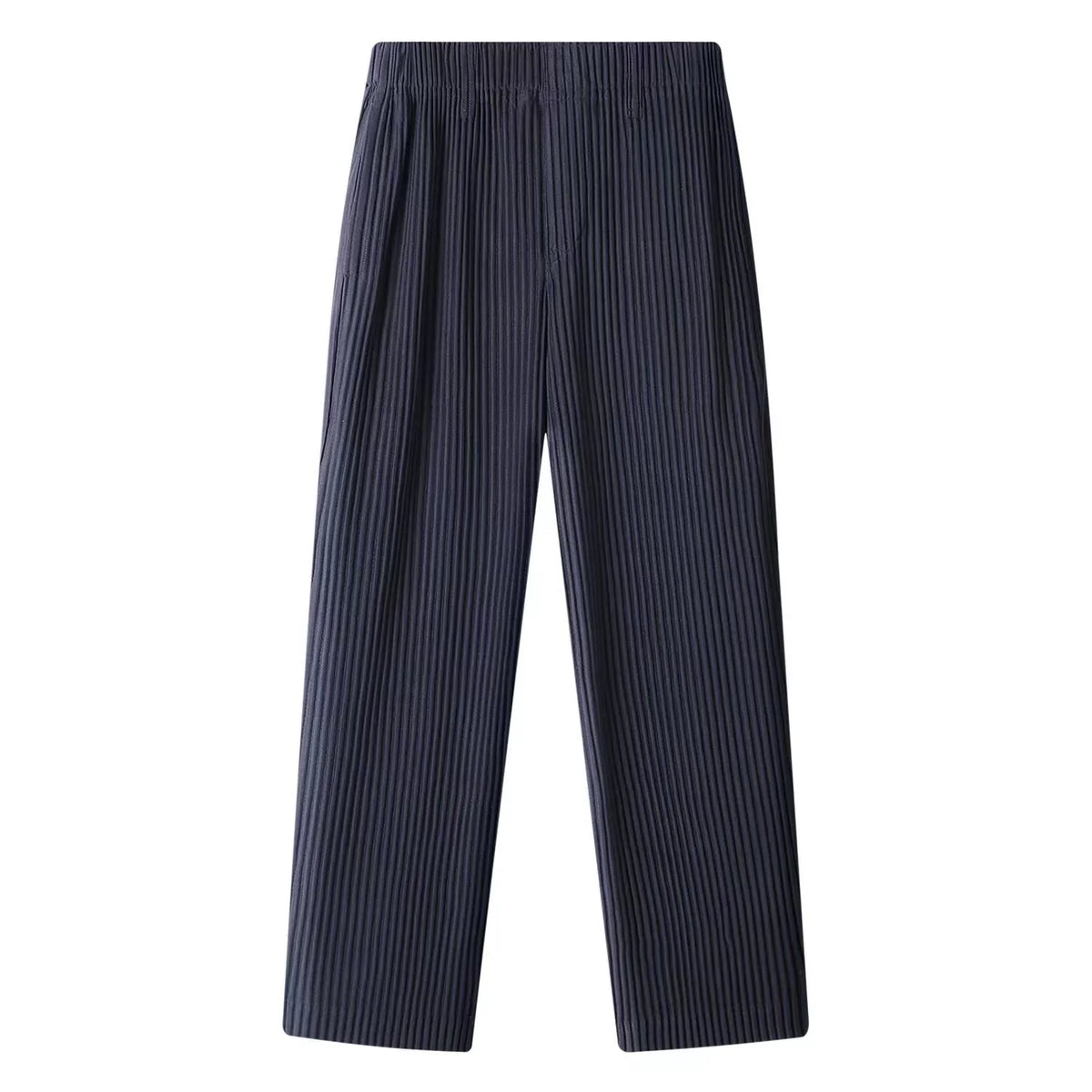 Men's Pleated Wide-Leg Pants