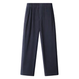 Men's Pleated Wide-Leg Pants