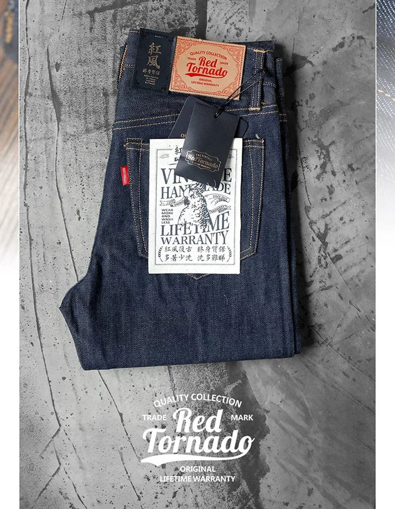 Red Tornado 16oz Slim Fit Selvedge Denim Jeans