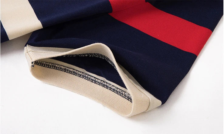 Men's Striped Cotton Polo Shirt | Casual Summer Style
